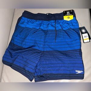 Speedo Mens Swimming Shorts Trunks Small UPF 50+ Water Repellent 16” outseam